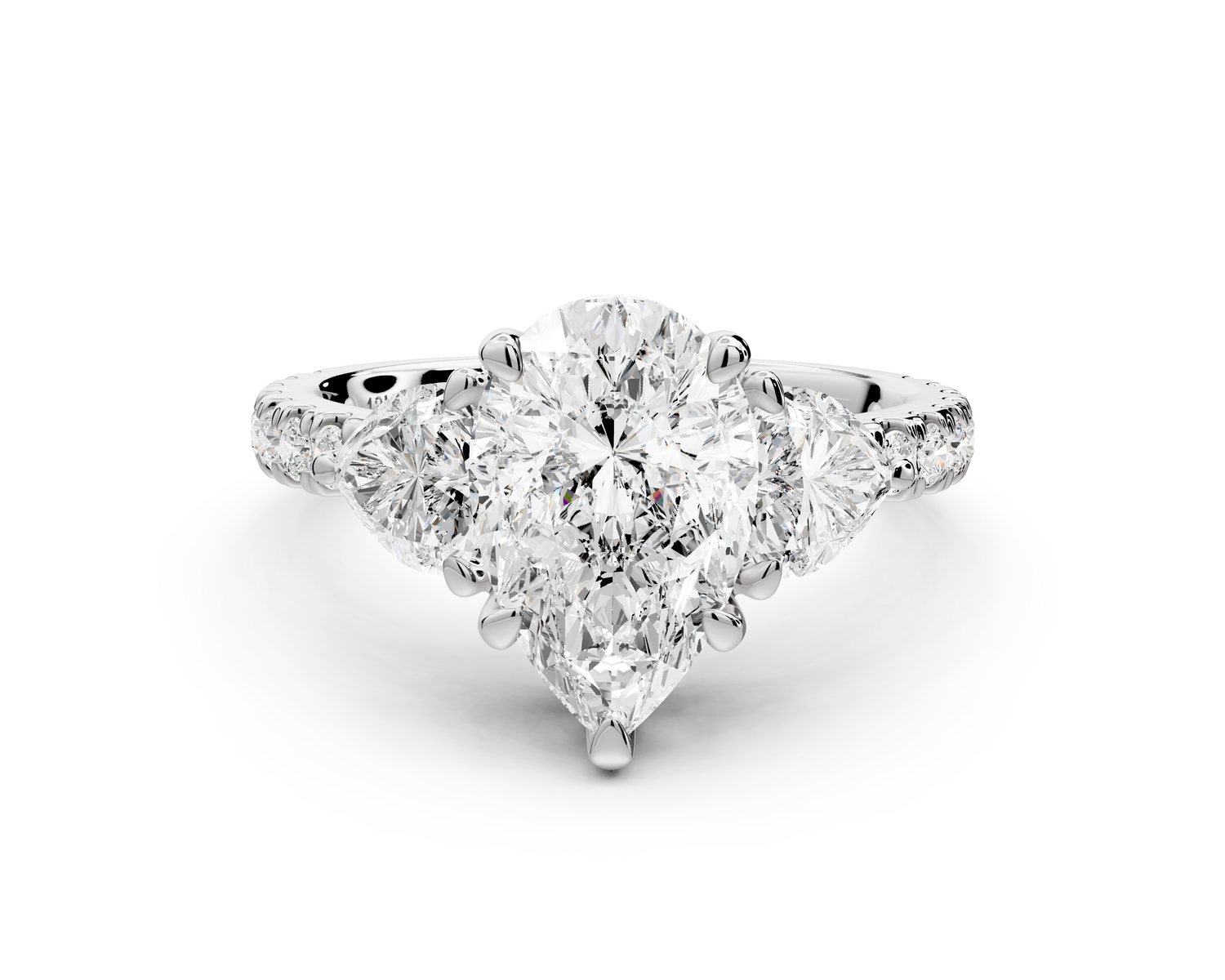 Lily - 2ct Engagement Ring 14k white gold