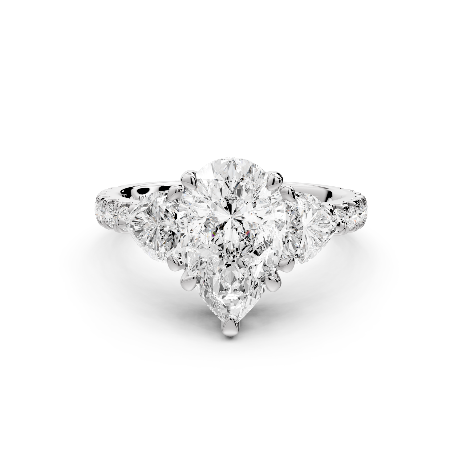 Lily - 2ct Engagement Ring 14k white gold