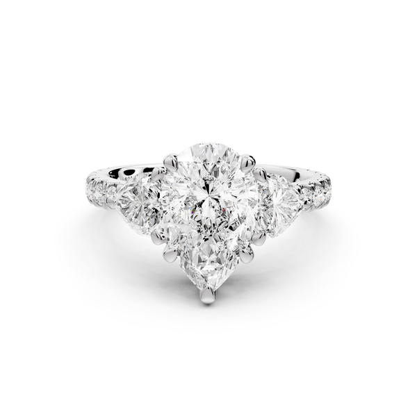 Lily - 2ct Engagement Ring 14k white gold