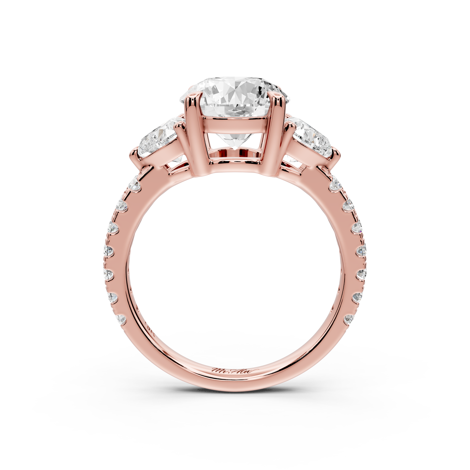 Lily - 2ct Engagement Ring 14k rose gold