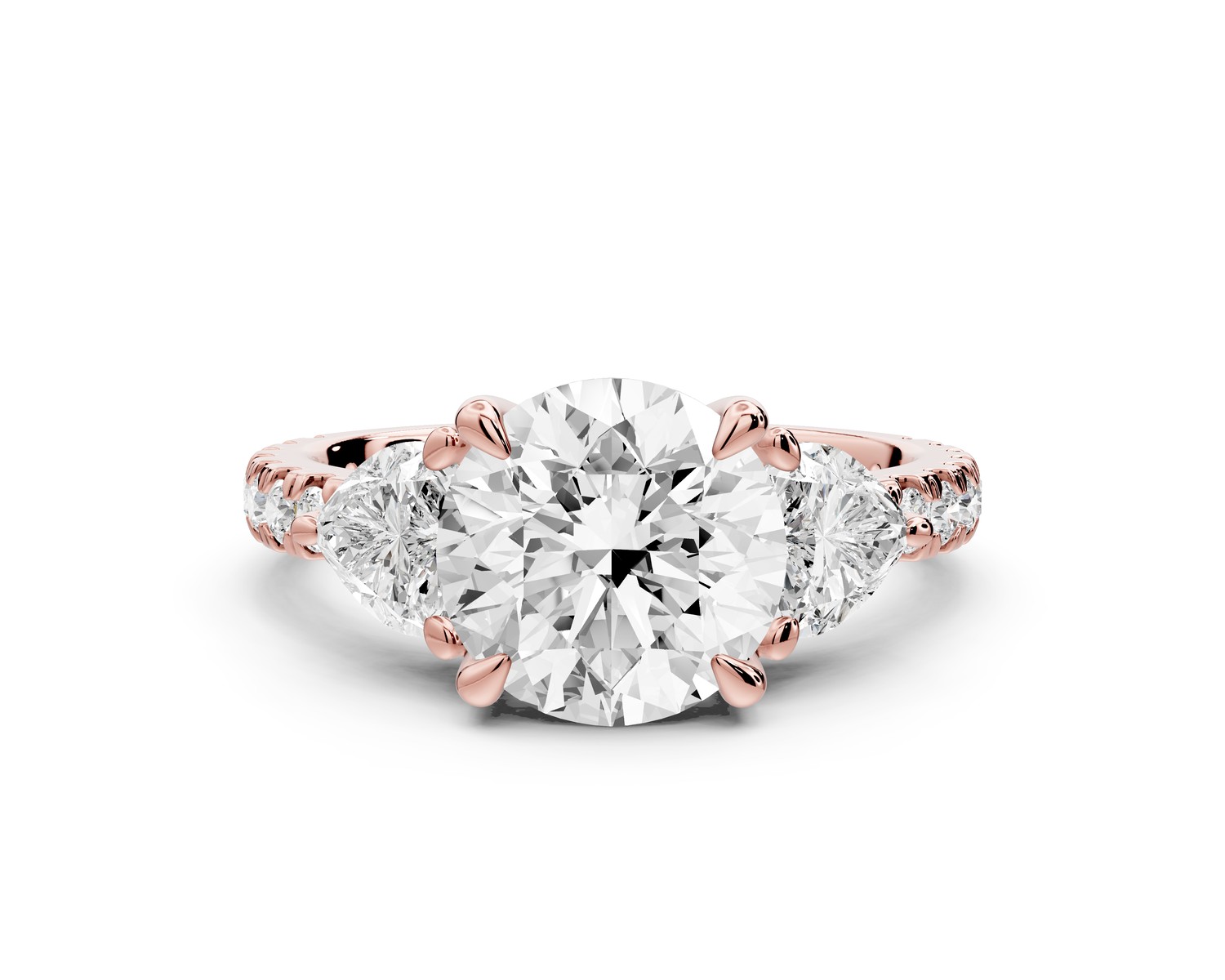 Lily - 2ct Engagement Ring 14k rose gold