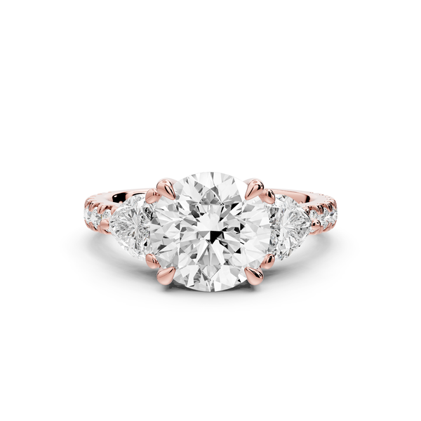Lily - 2ct Engagement Ring 14k rose gold