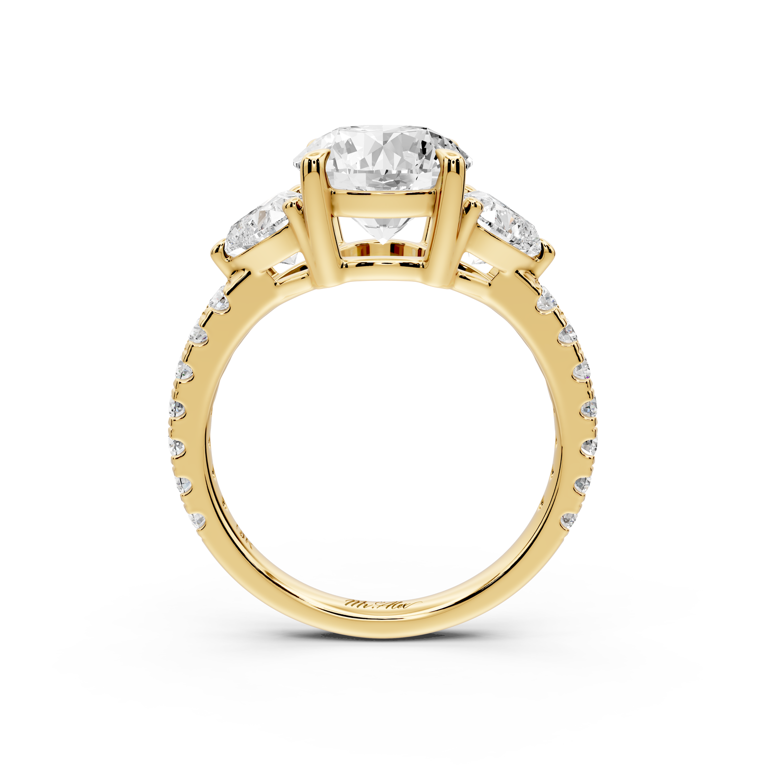 Lily - 2ct Engagement Ring 14k yellow gold