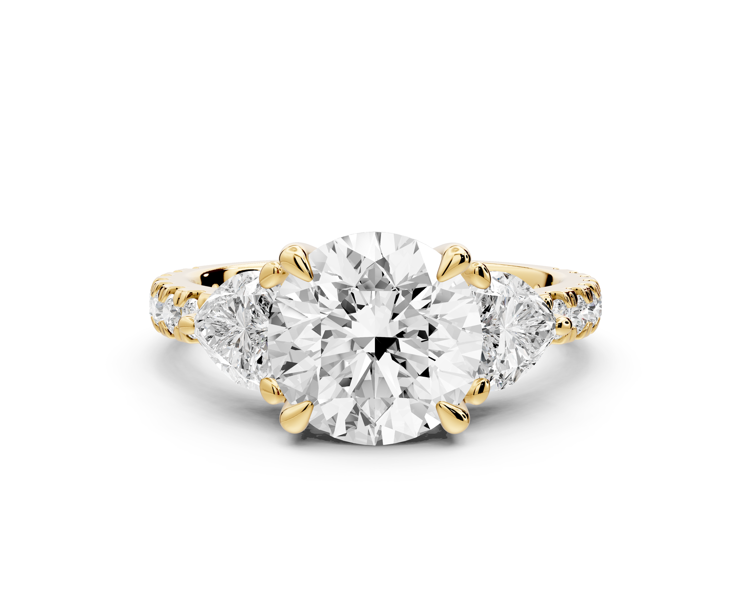 Lily - 2ct Engagement Ring 14k yellow gold