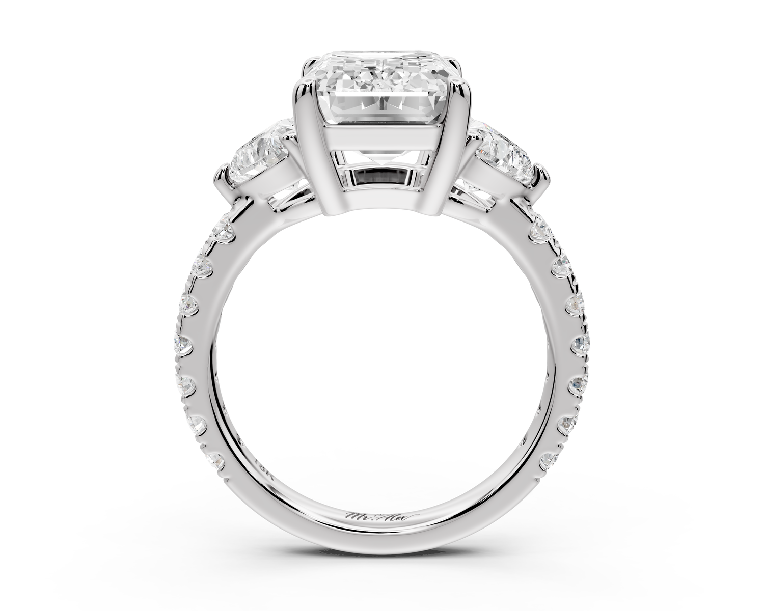 Lily - 3ct Engagement Ring 14k white gold