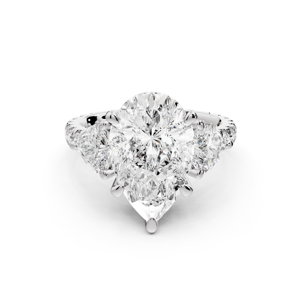 Lily - 3ct Engagement Ring 14k white gold