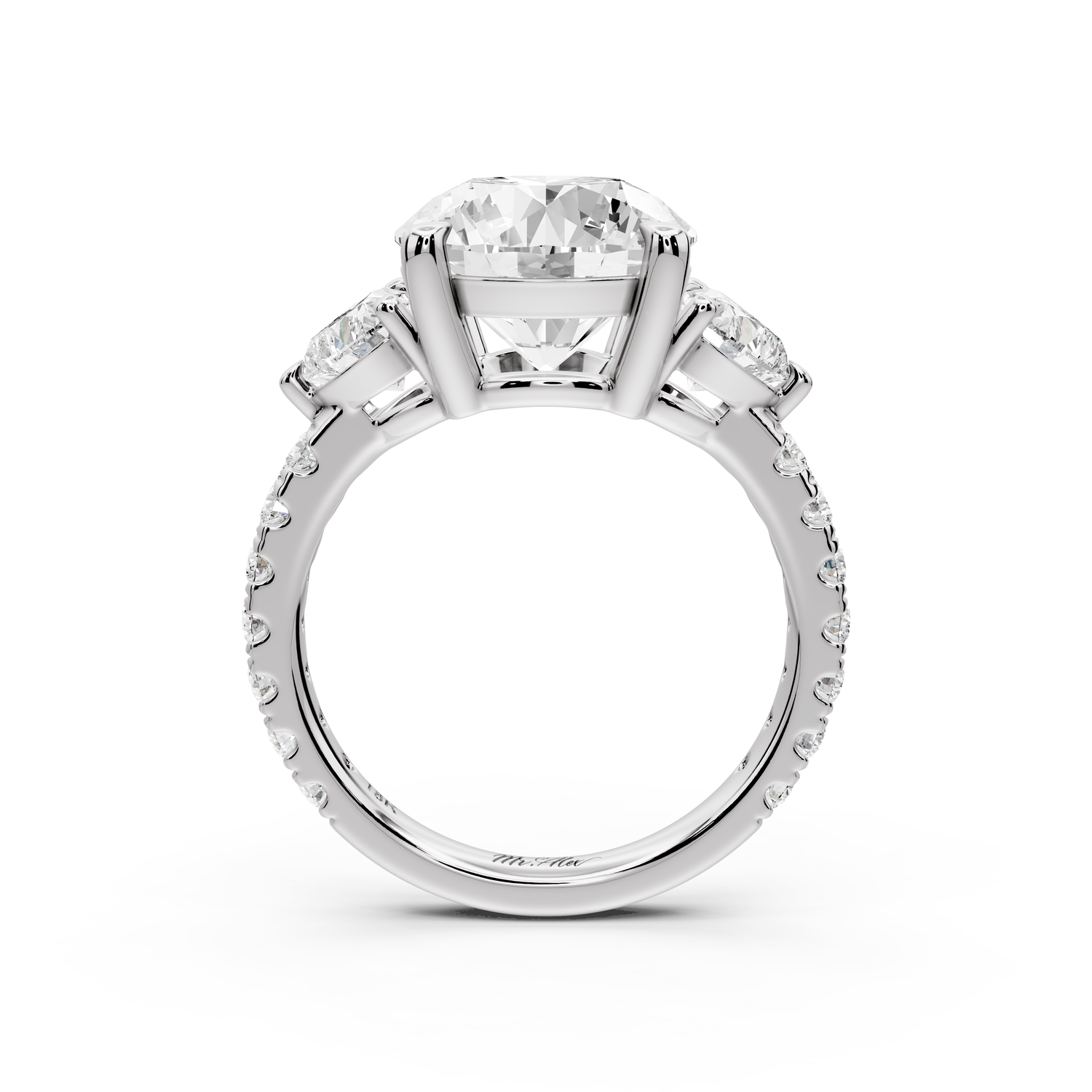 Lily - 3ct Engagement Ring 14k white gold