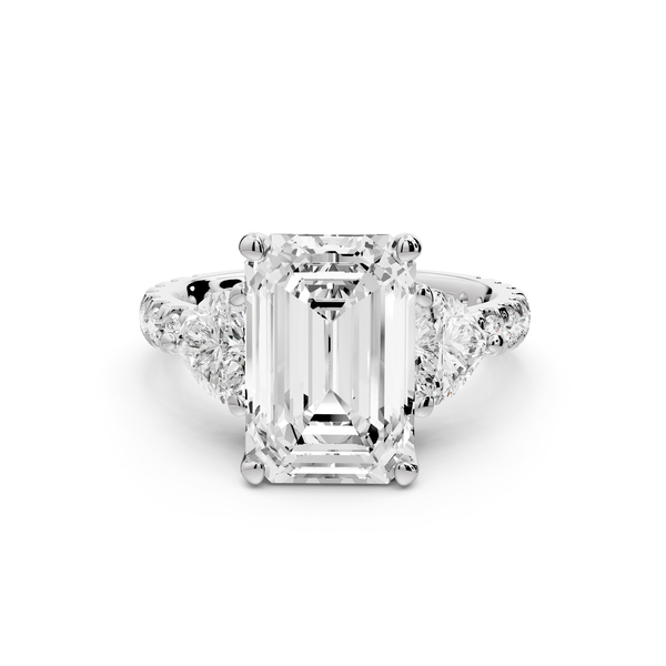 Lily - 4ct Engagement Ring 14k white gold