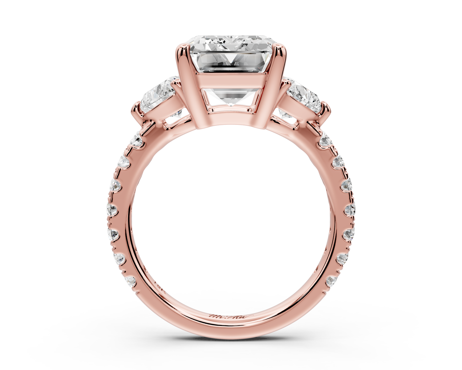 Lily - 5ct Engagement Ring 14k rose gold
