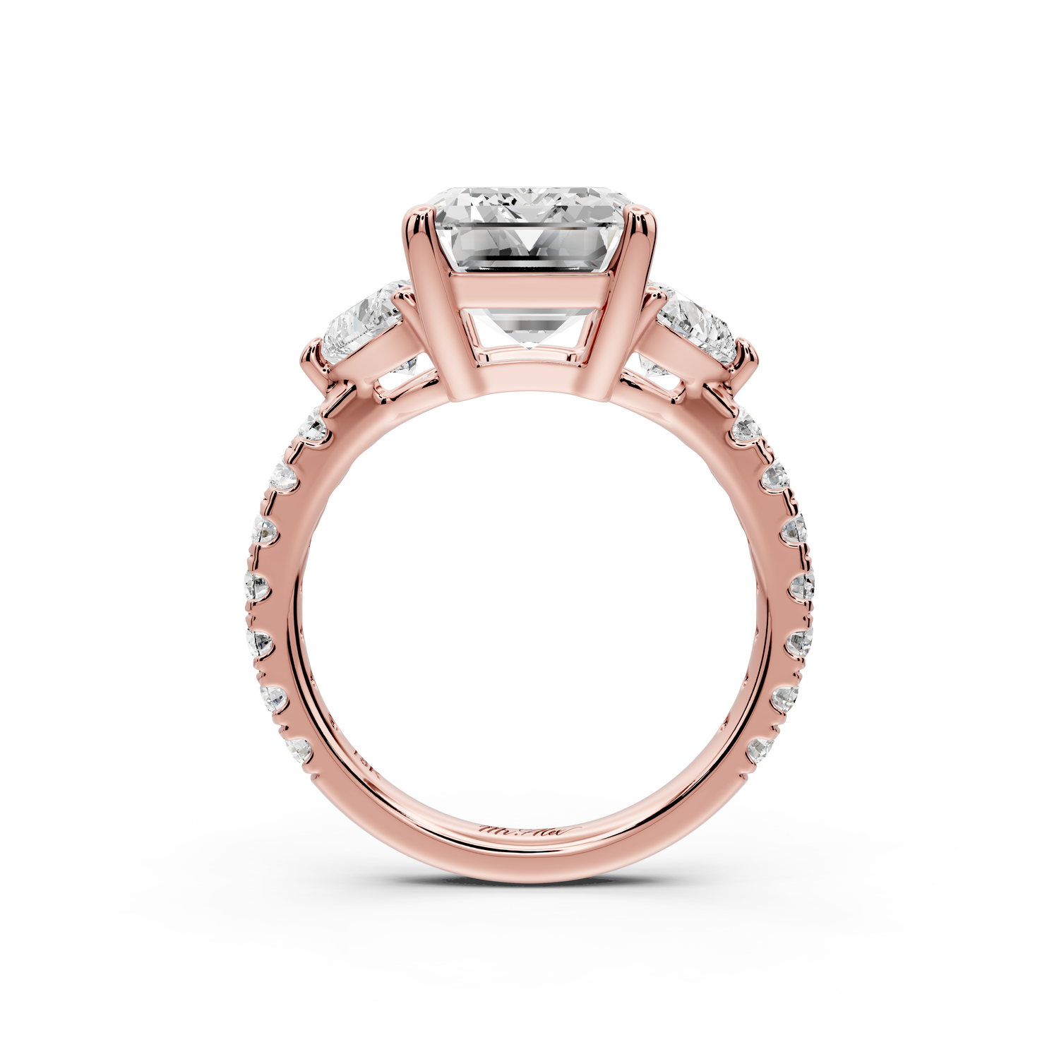 Lily - 5ct Engagement Ring 14k rose gold