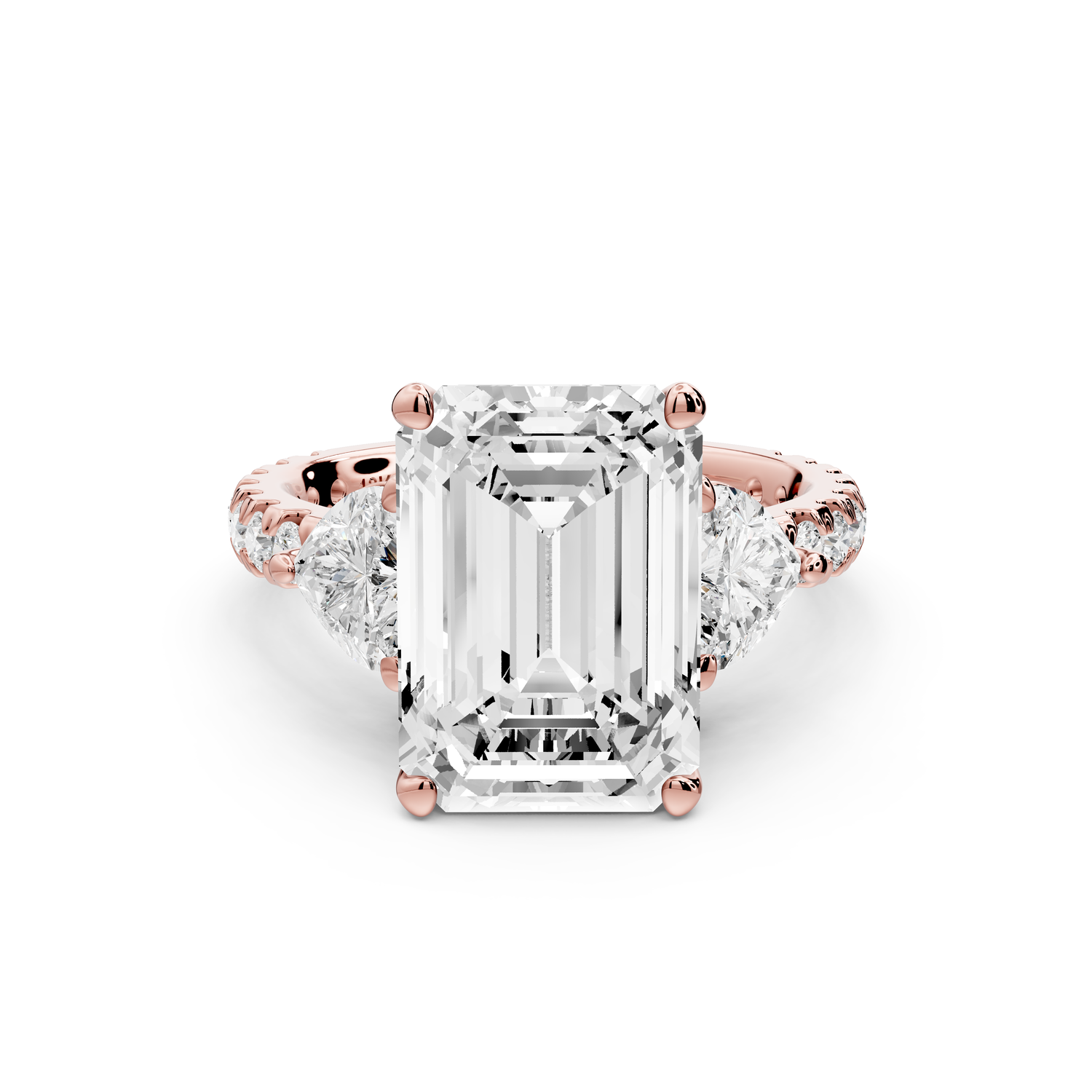 Lily - 5ct Engagement Ring 14k rose gold