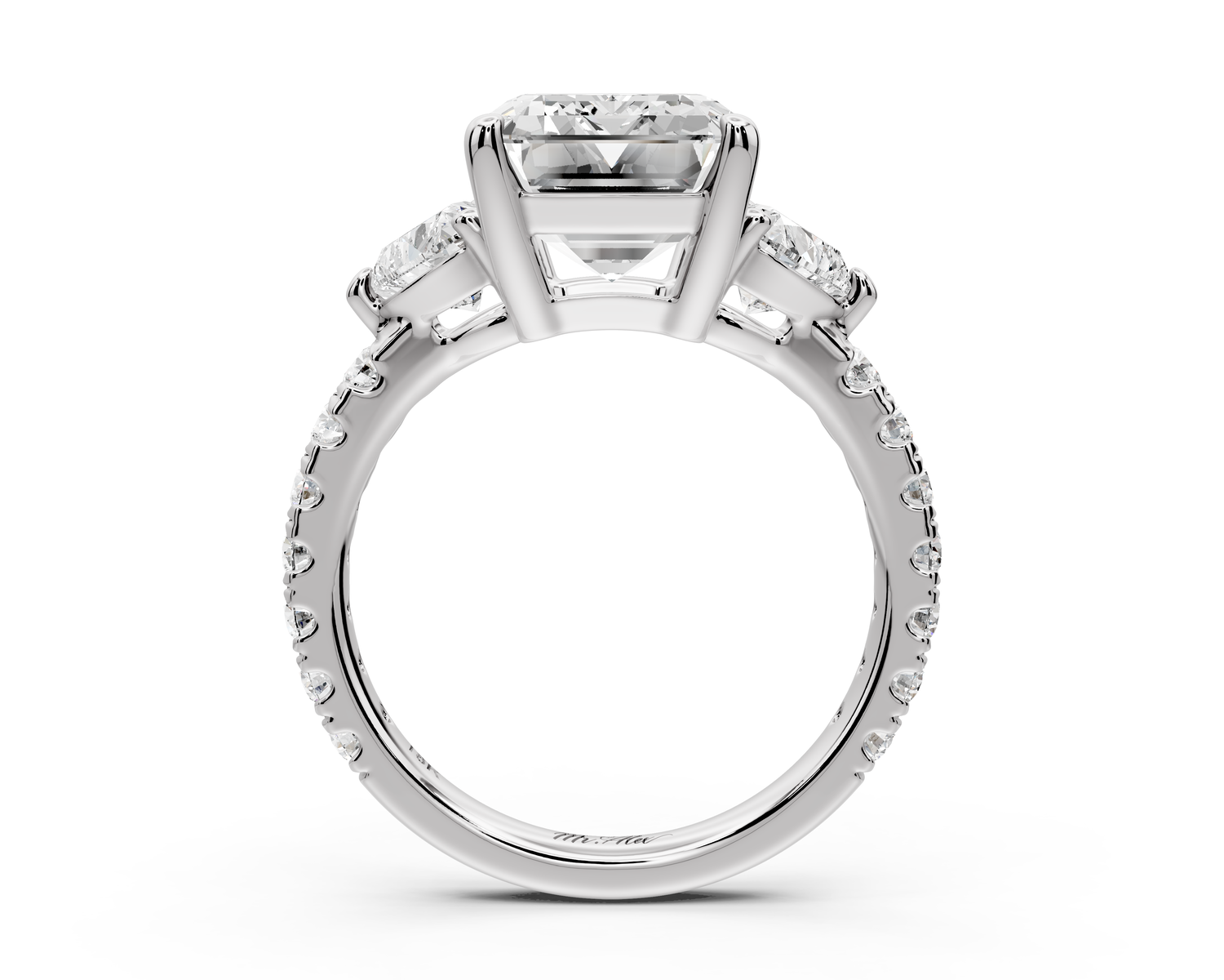Lily - 5ct Engagement Ring 14k white gold