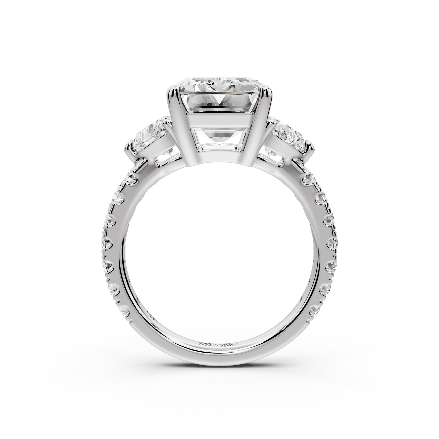 Lily - 5ct Engagement Ring 14k white gold