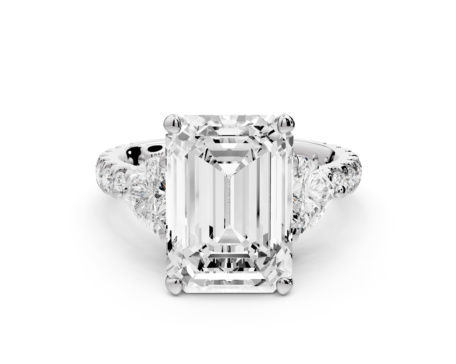 Lily - 5ct Engagement Ring 14k white gold