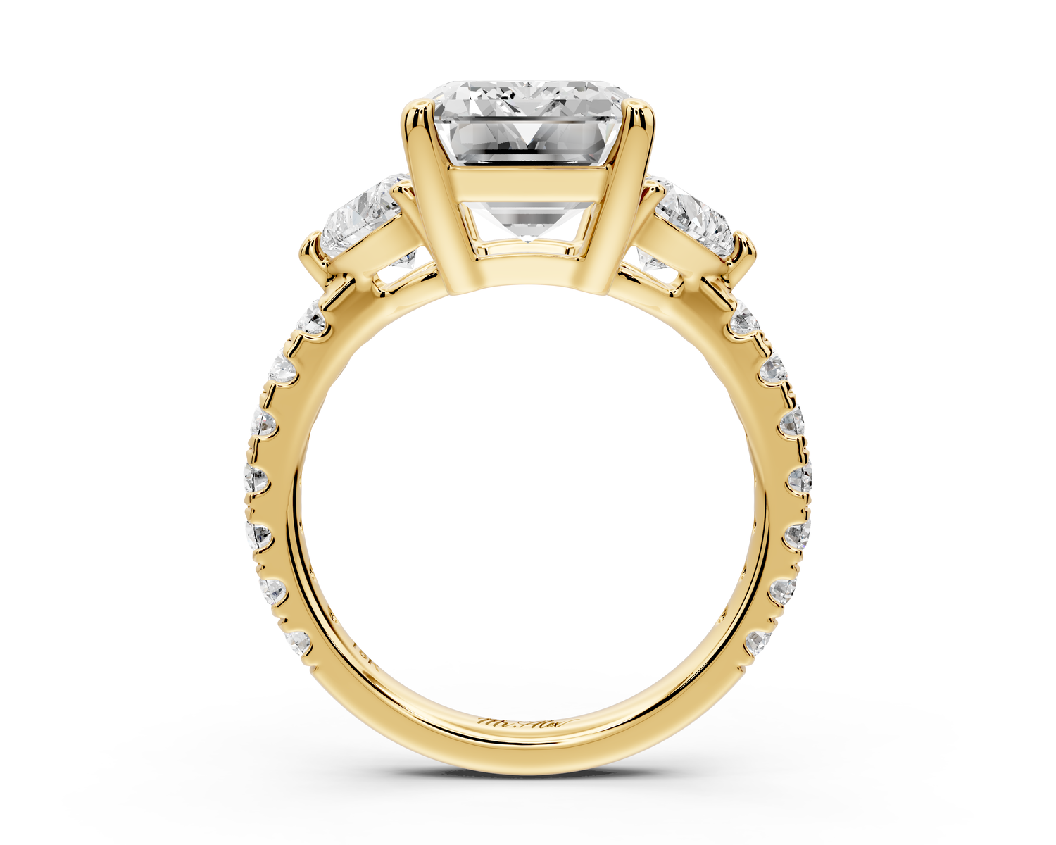 Lily - 5ct Engagement Ring 14k yellow gold