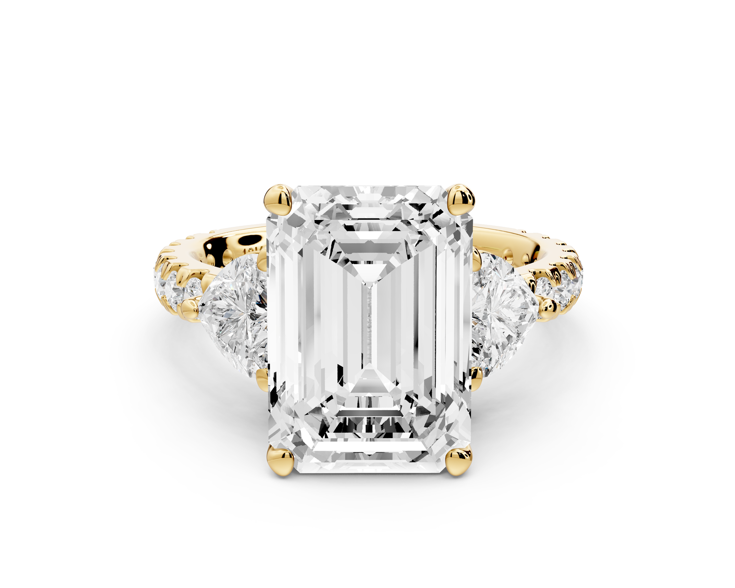 Lily - 5ct Engagement Ring 14k yellow gold