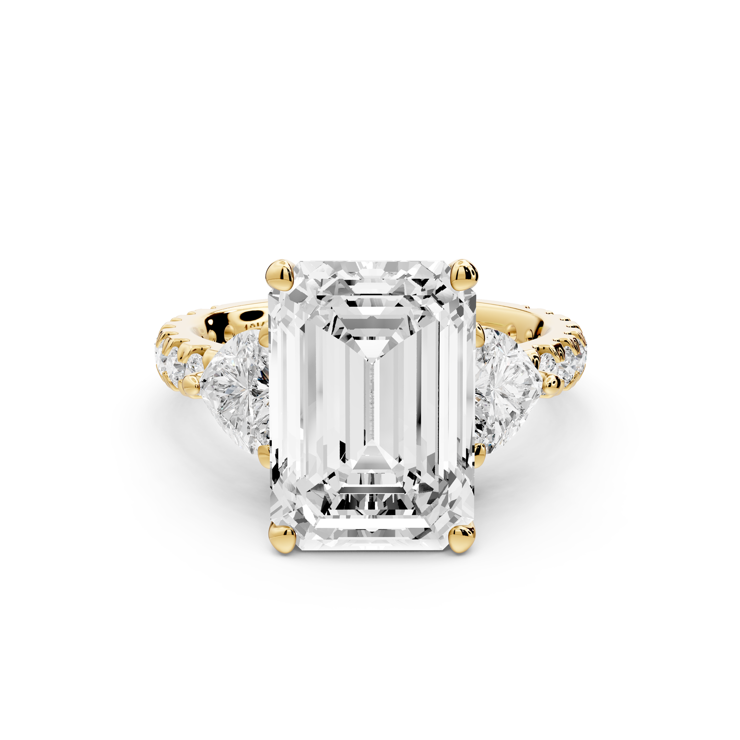 Lily - 5ct Engagement Ring 14k yellow gold