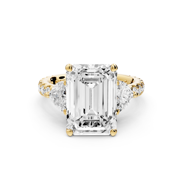 Lily - 5ct Engagement Ring 14k yellow gold