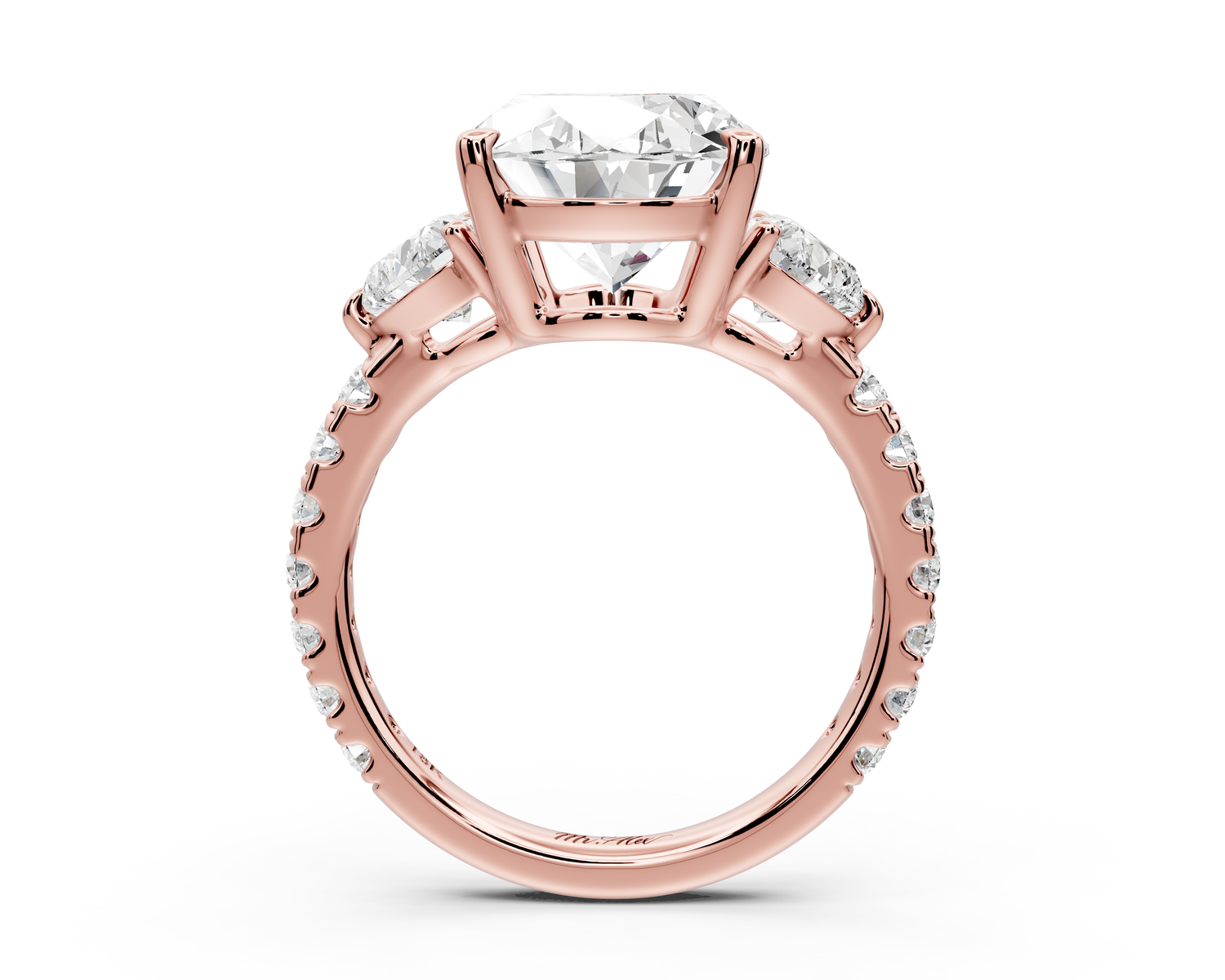 Lily - 5ct Engagement Ring 14k rose gold