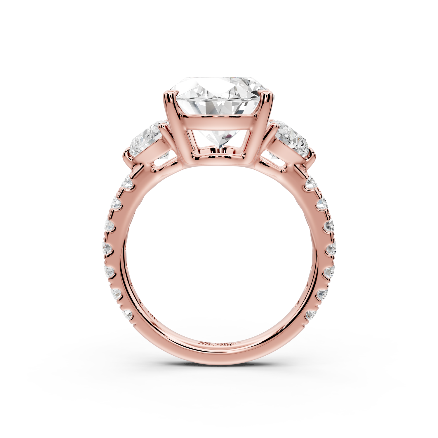 Lily - 5ct Engagement Ring 14k rose gold