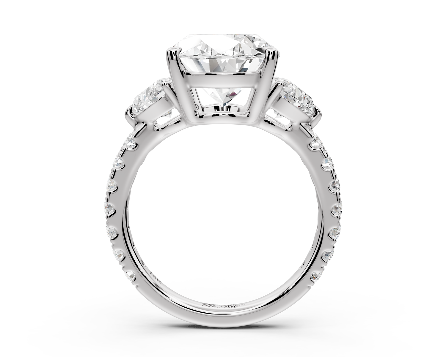 Lily - 5ct Engagement Ring 14k white gold