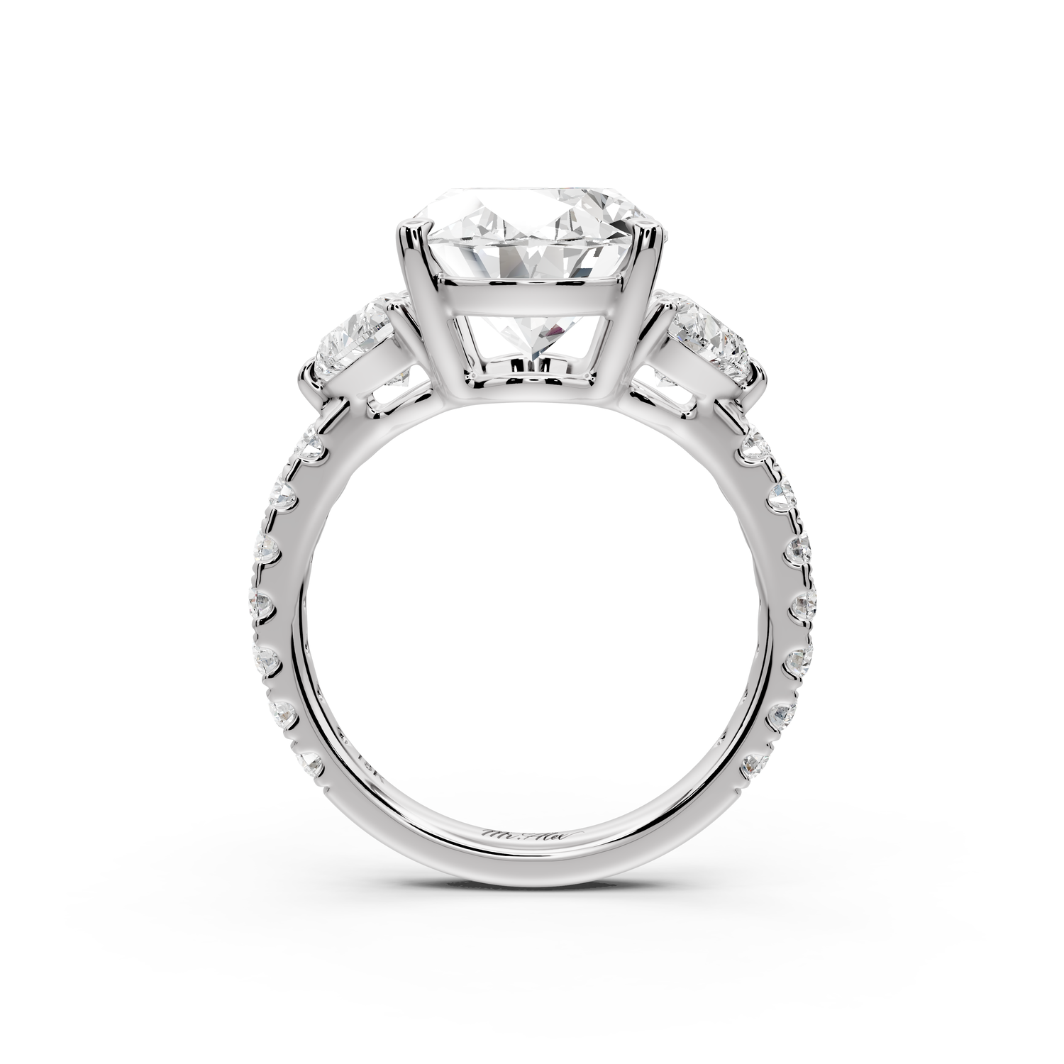 Lily - 5ct Engagement Ring 14k white gold