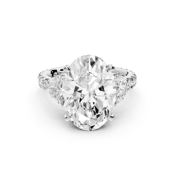 Lily - 5ct Engagement Ring 14k white gold