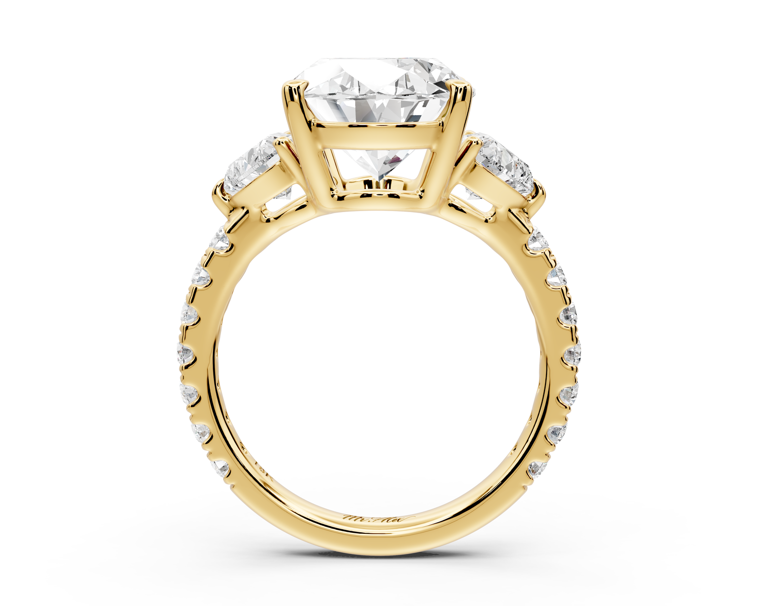 Lily - 5ct Engagement Ring 14k yellow gold