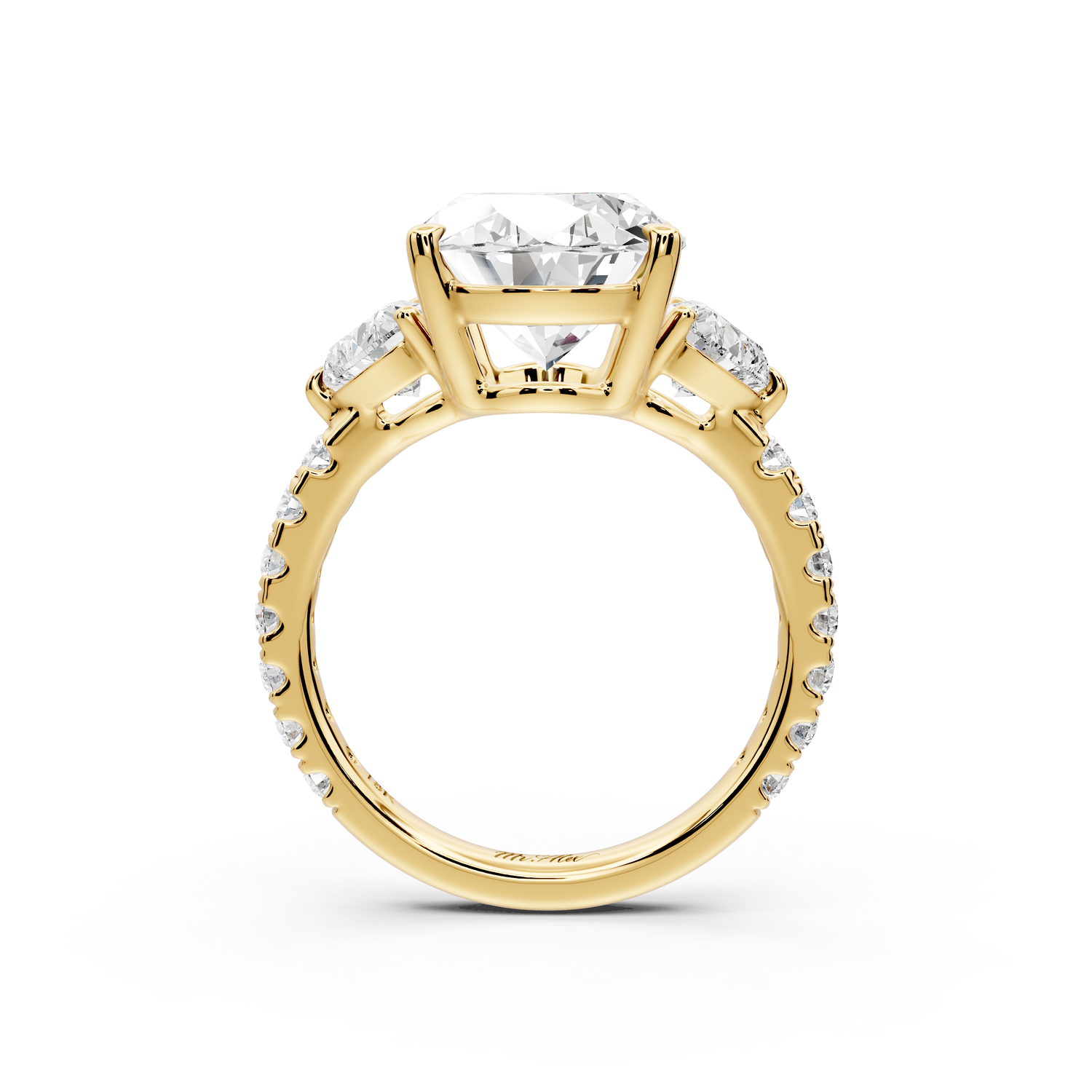 Lily - 5ct Engagement Ring 14k yellow gold