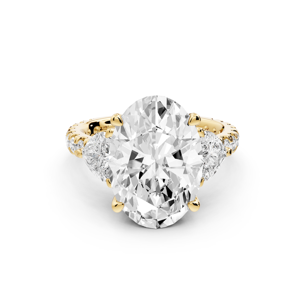 Lily - 5ct Engagement Ring 14k yellow gold