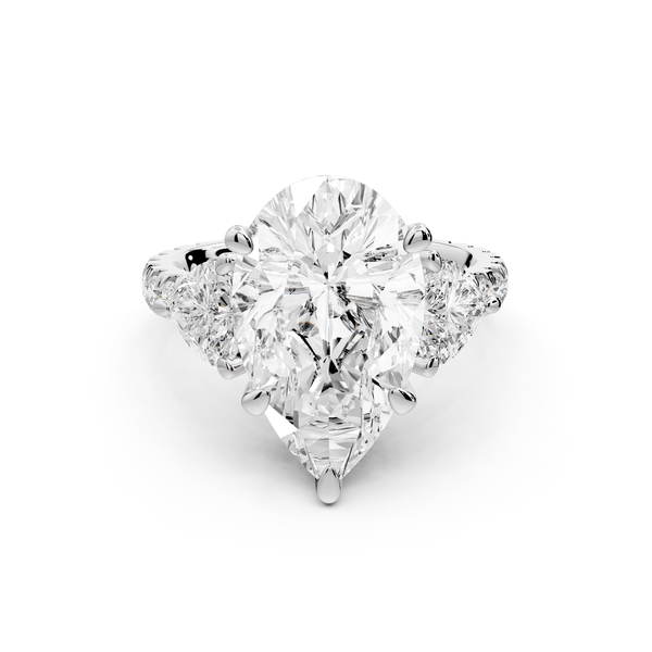 Lily - 5ct Engagement Ring 14k white gold