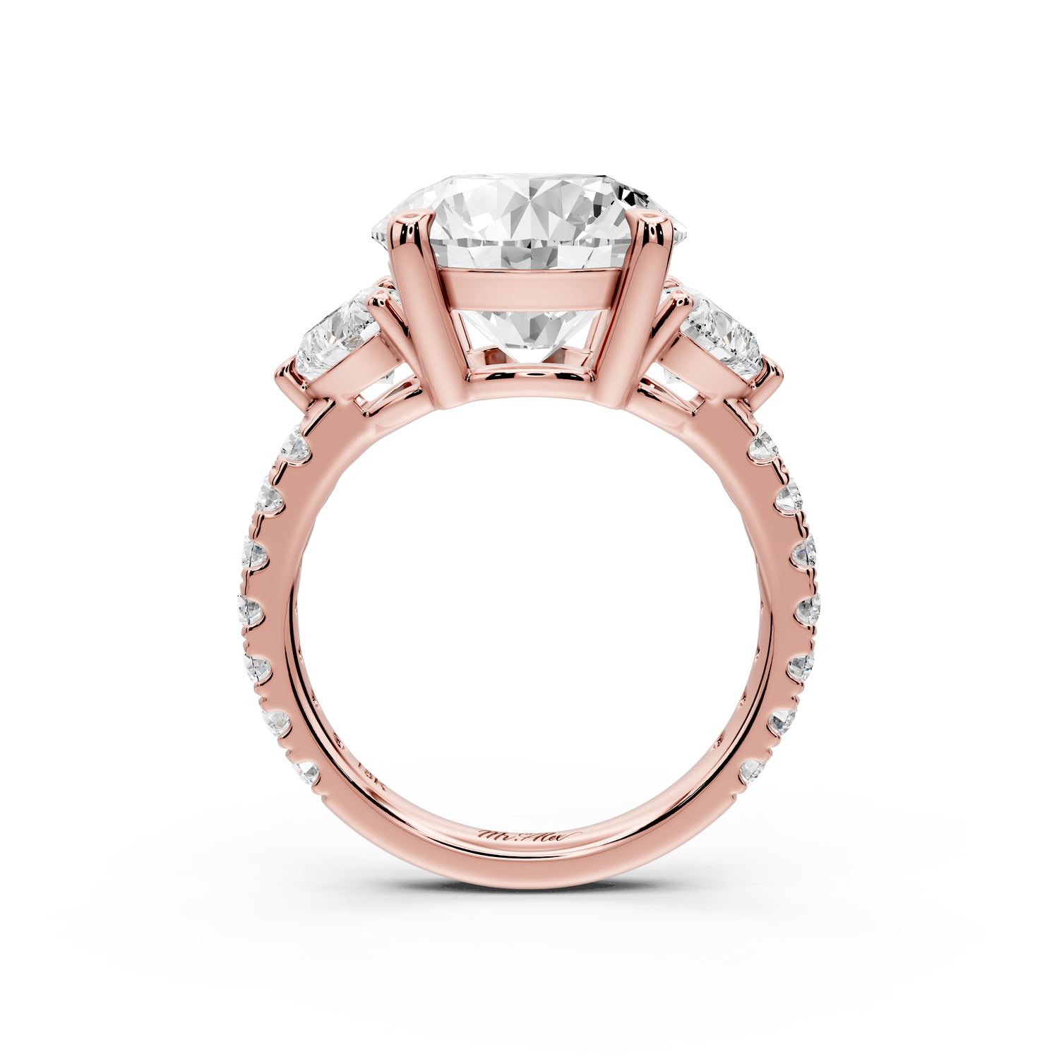 Lily - 5ct Engagement Ring 14k rose gold