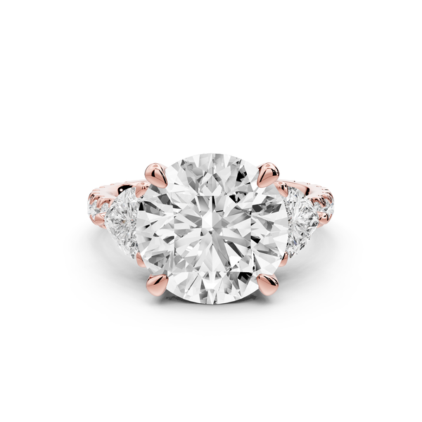 Lily - 5ct Engagement Ring 14k rose gold