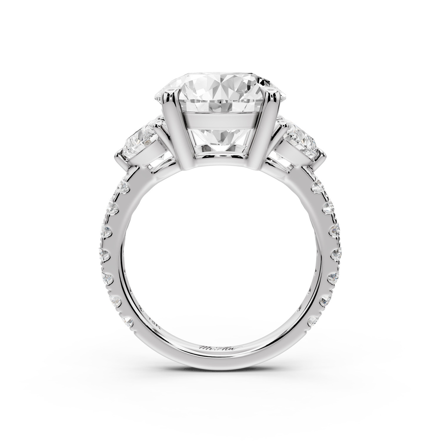 Lily - 5ct Engagement Ring 14k white gold