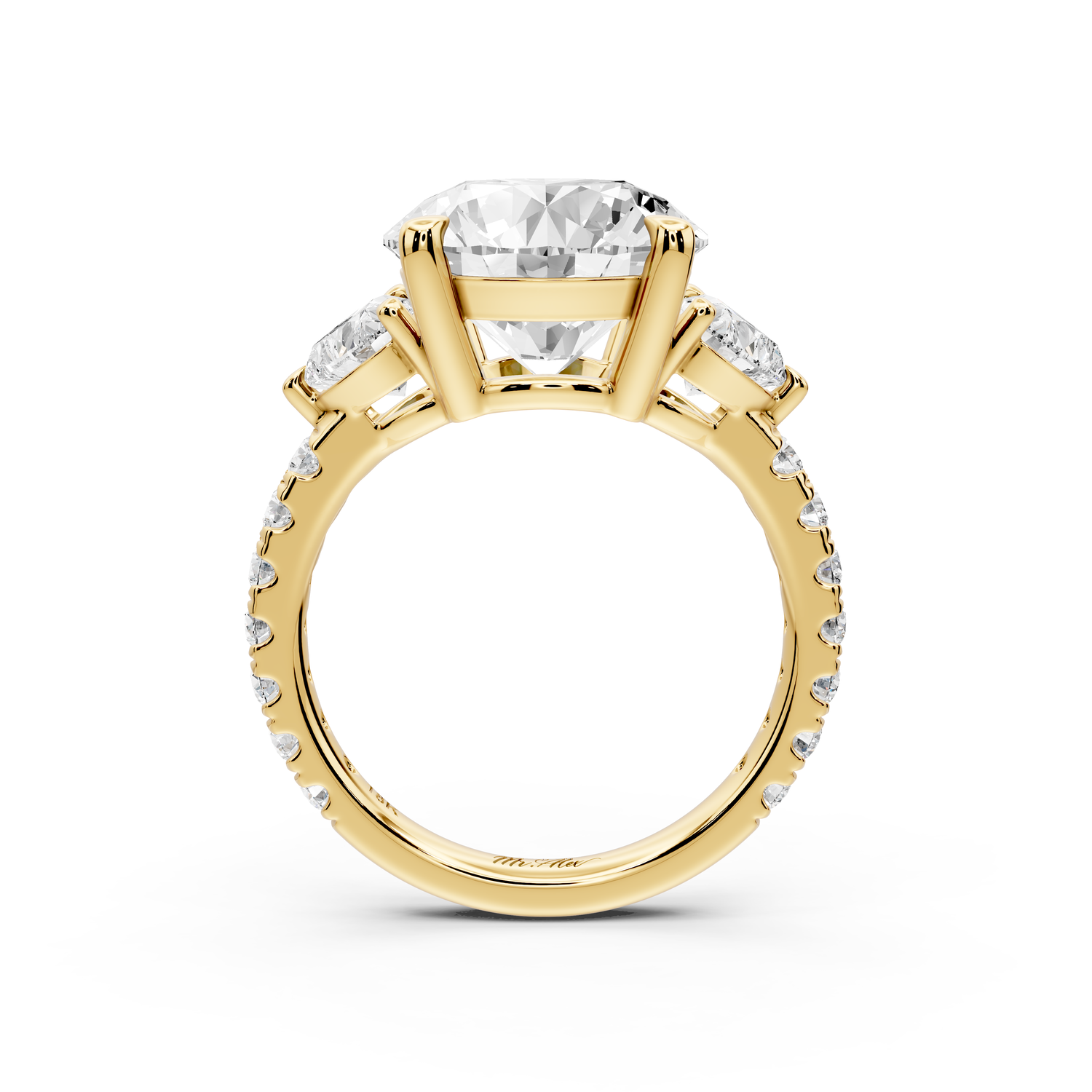Lily - 5ct Engagement Ring 14k yellow gold
