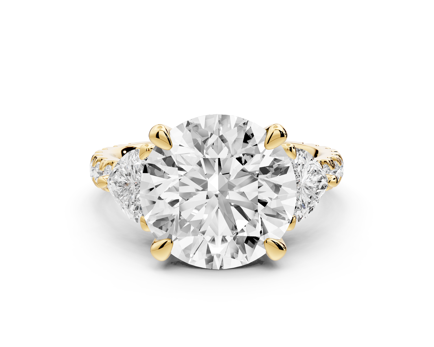 Lily - 5ct Engagement Ring 14k yellow gold