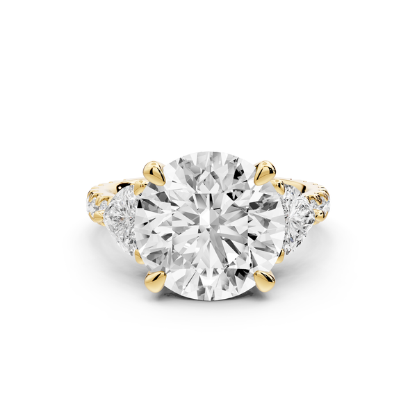 Lily - 5ct Engagement Ring 14k yellow gold