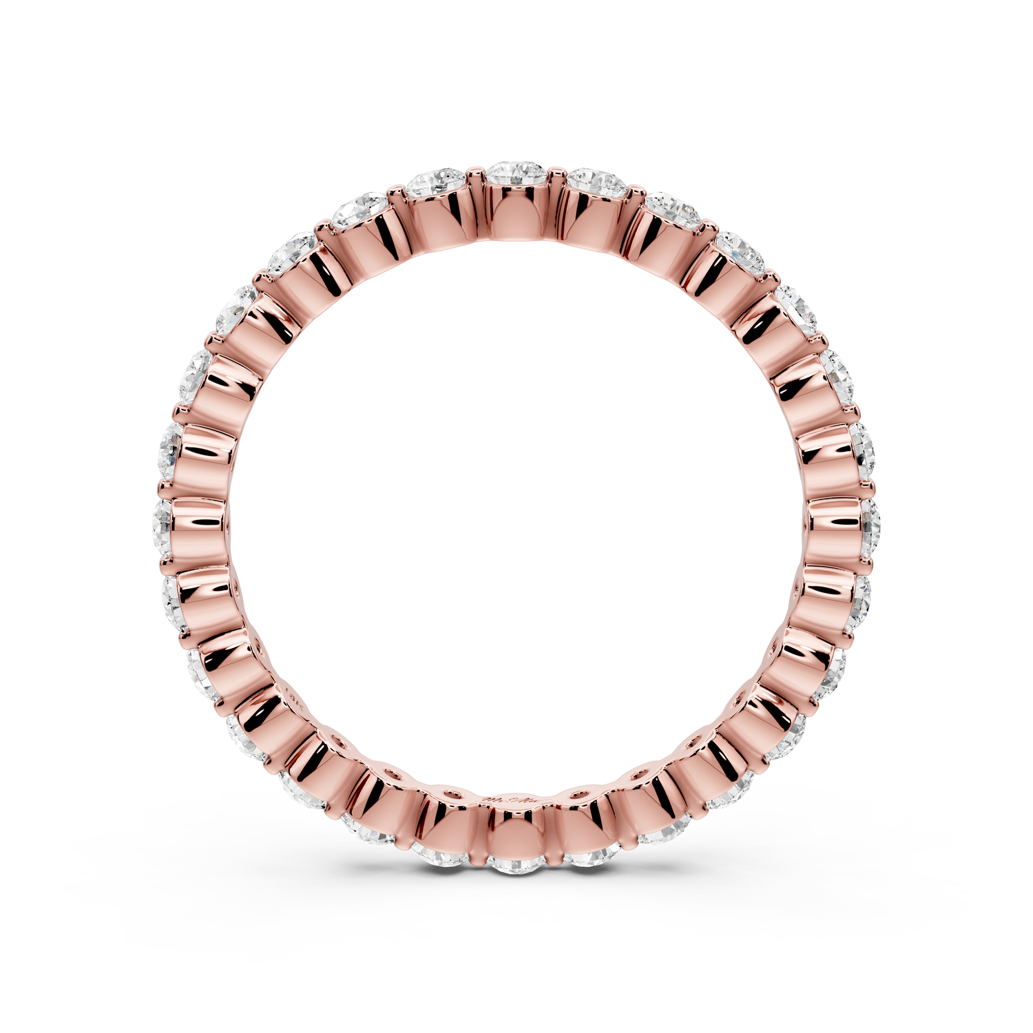 Maris - 0.61ct 18k rose gold Diamond Eternity Band Ring