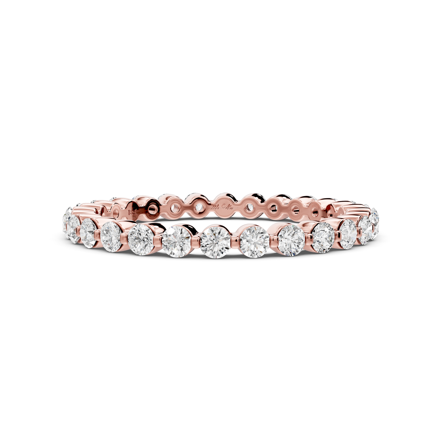 Maris - 0.61ct 18k rose gold Diamond Eternity Band Ring