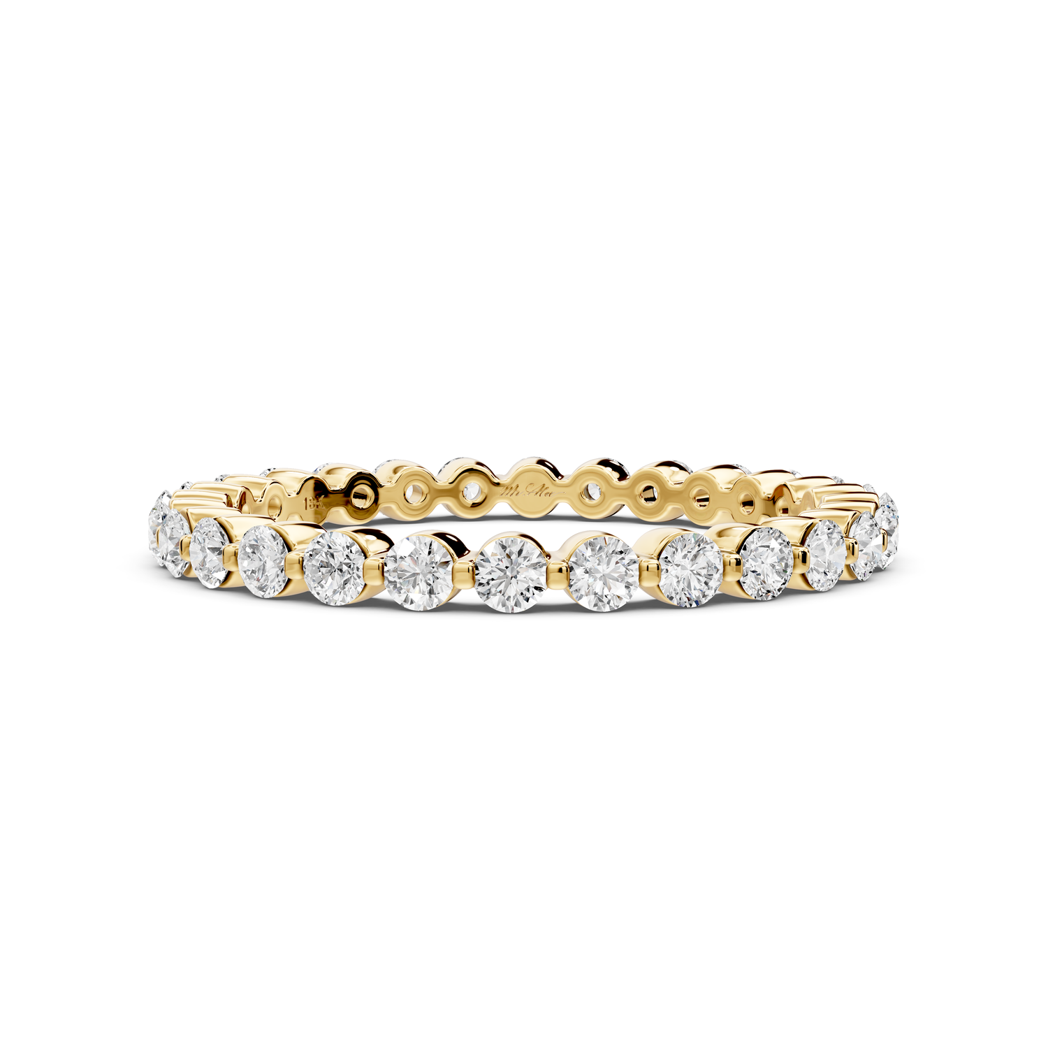 Maris - 0.61ct 14k yellow gold Diamond Eternity Band Ring