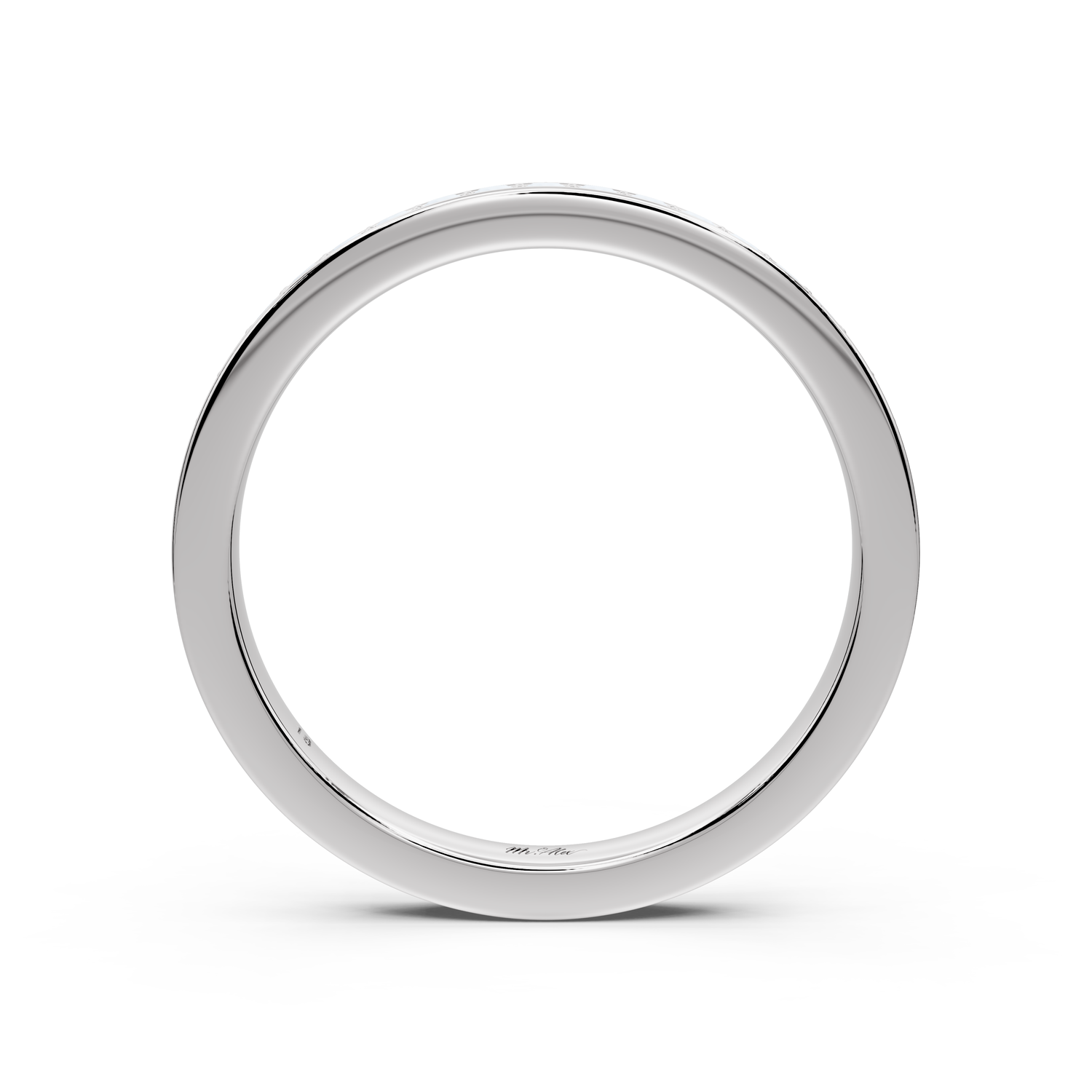 Keira - 0.37ct 18k white gold Diamond Pavé Wedding Band Ring