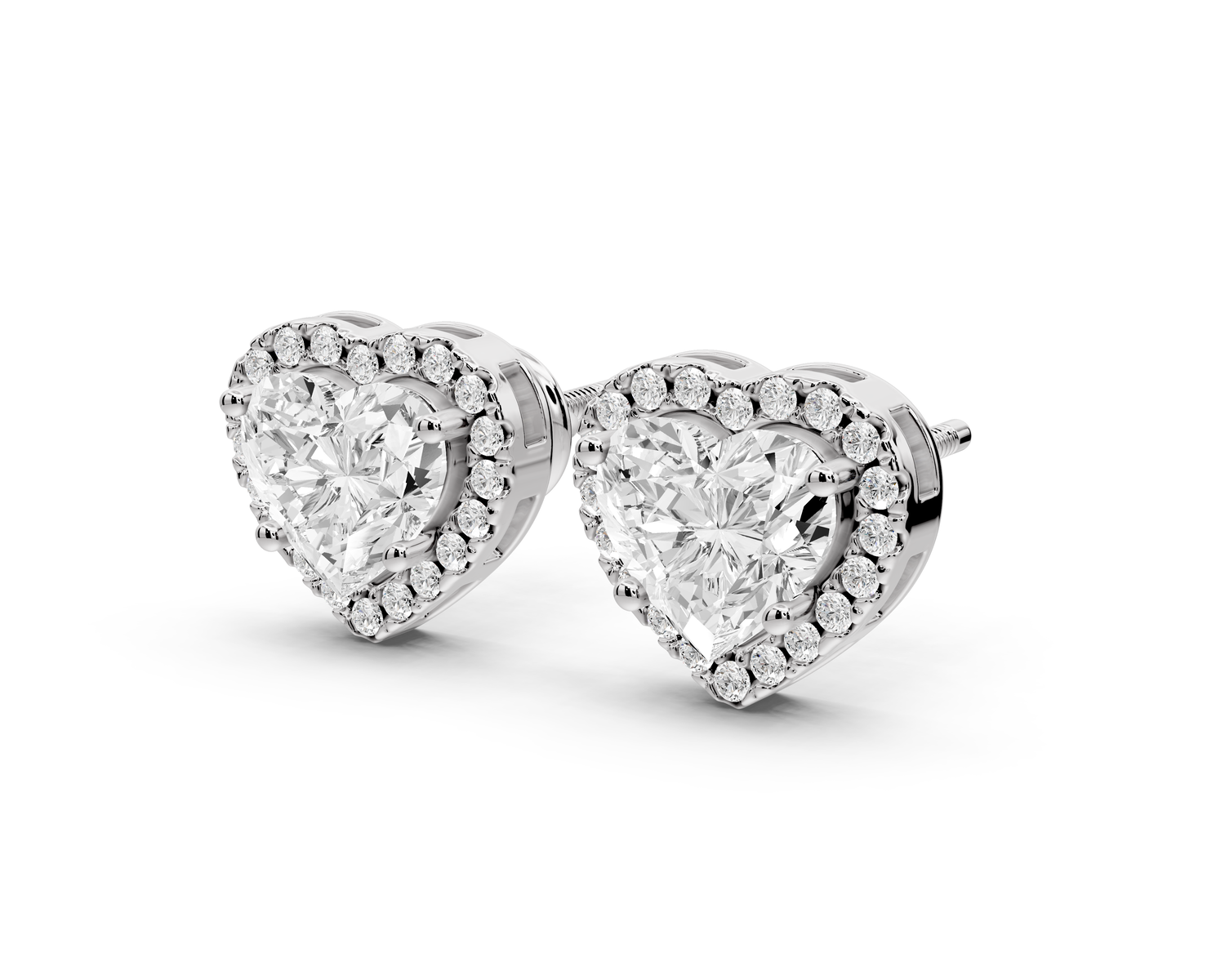 Clara Earrings White Gold