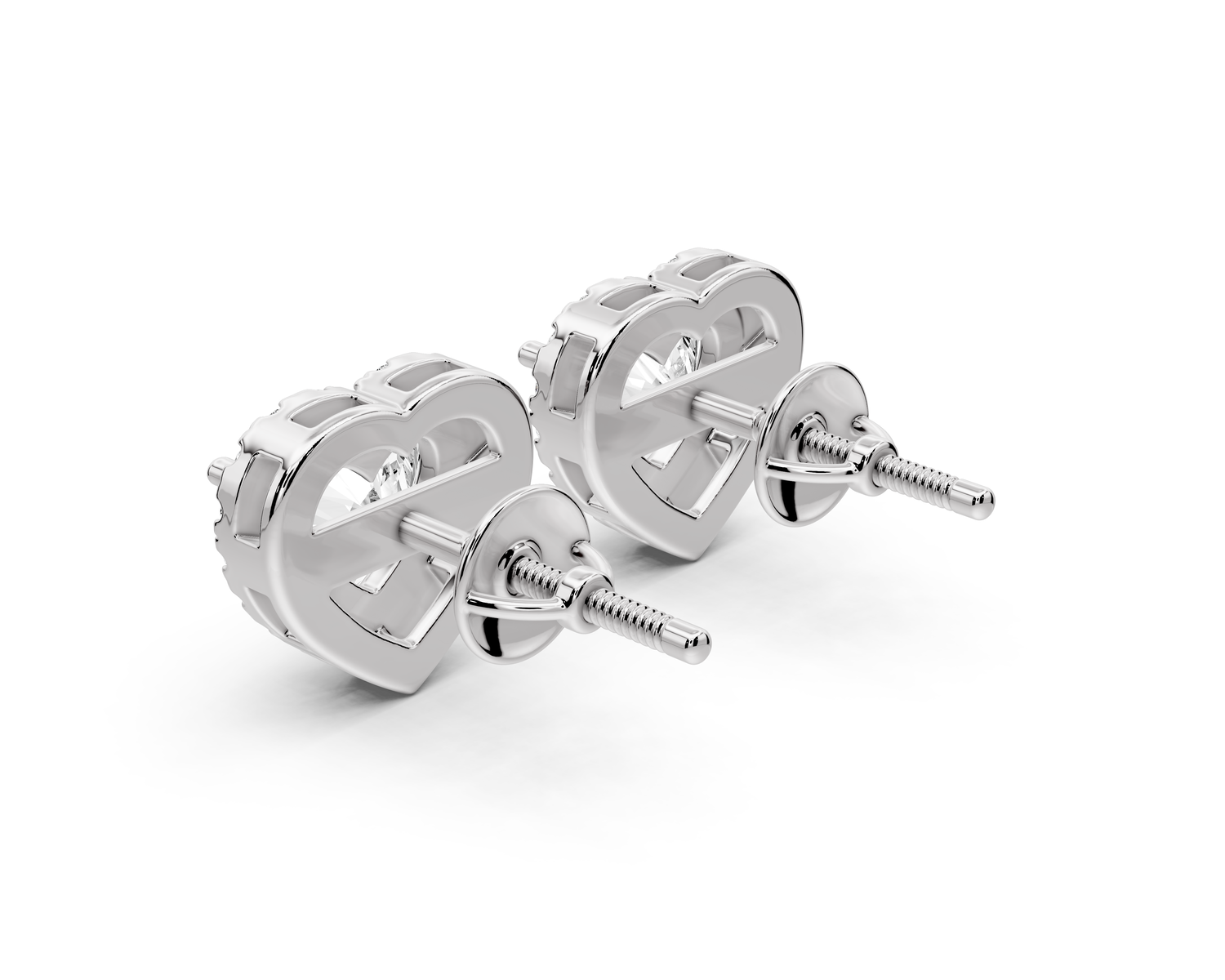 Clara Earrings White Gold
