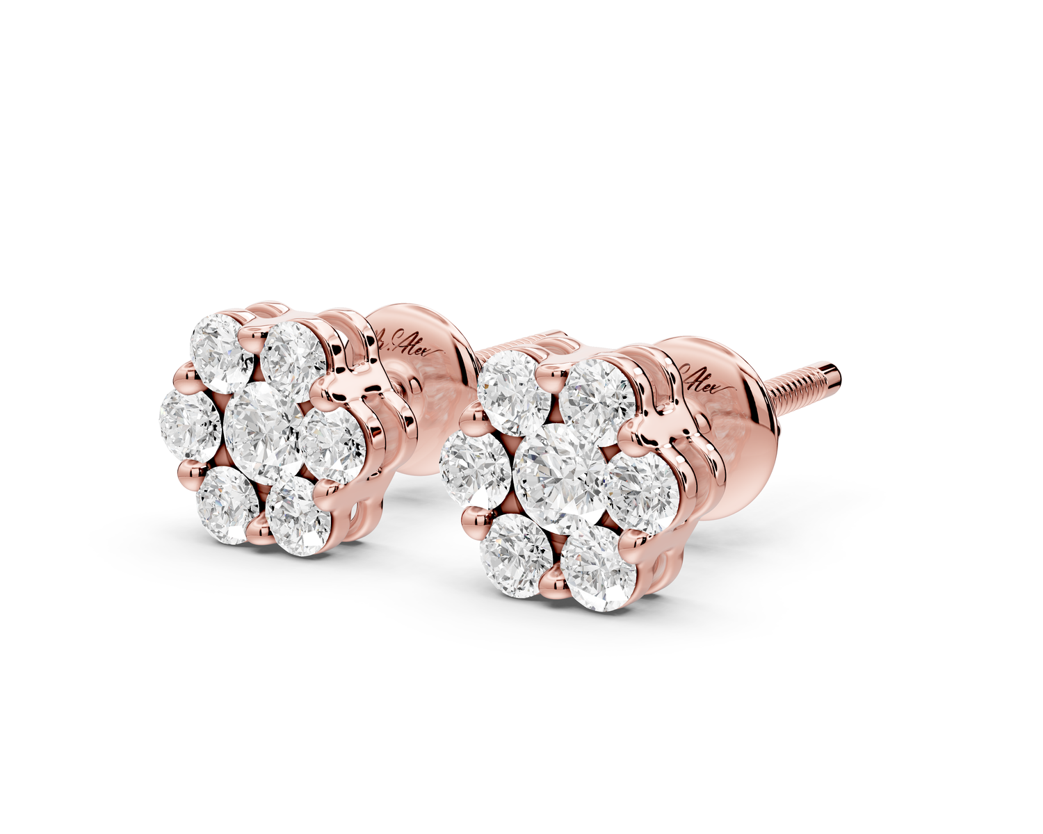 Maya Earrings Rose Gold