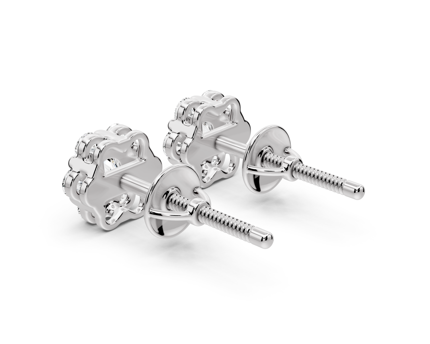 Maya Earrings White Gold
