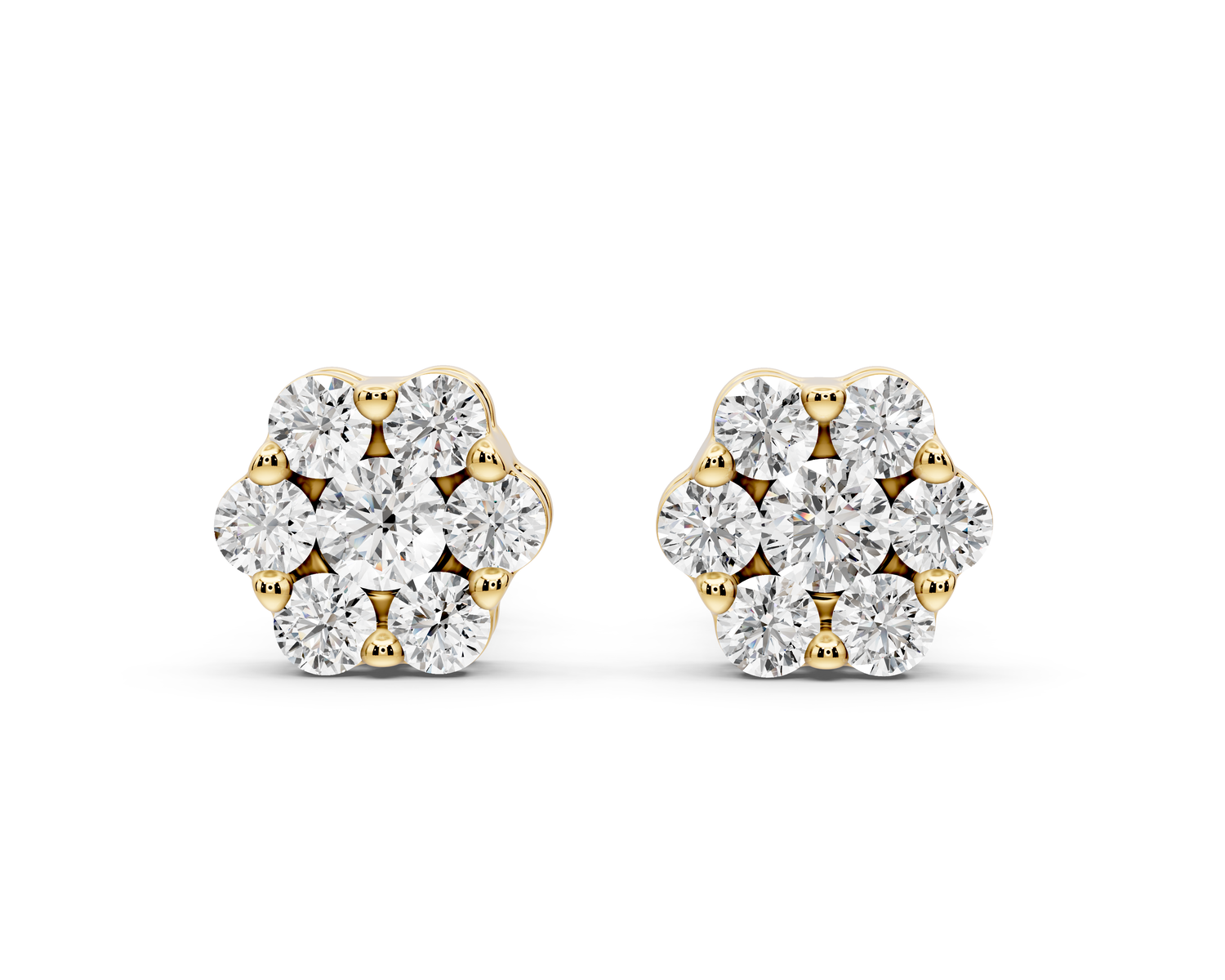 Maya Earrings Yellow Gold