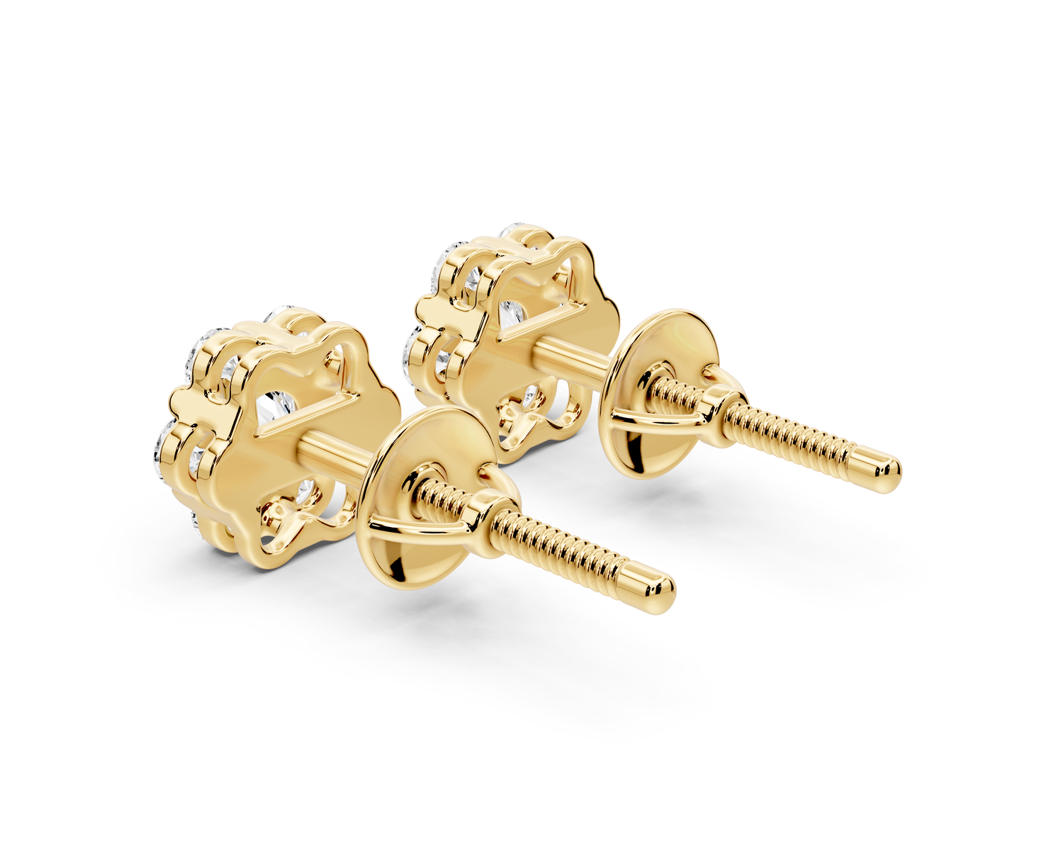 Maya Earrings Yellow Gold