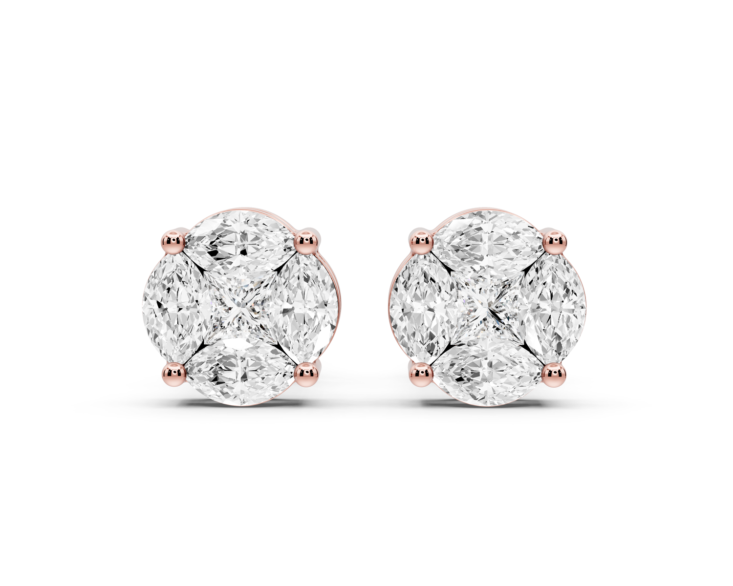 Isla Earrings Rose Gold