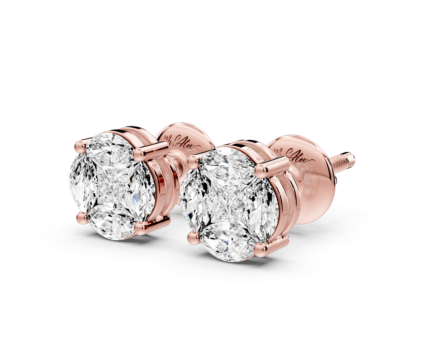 Isla Earrings Rose Gold