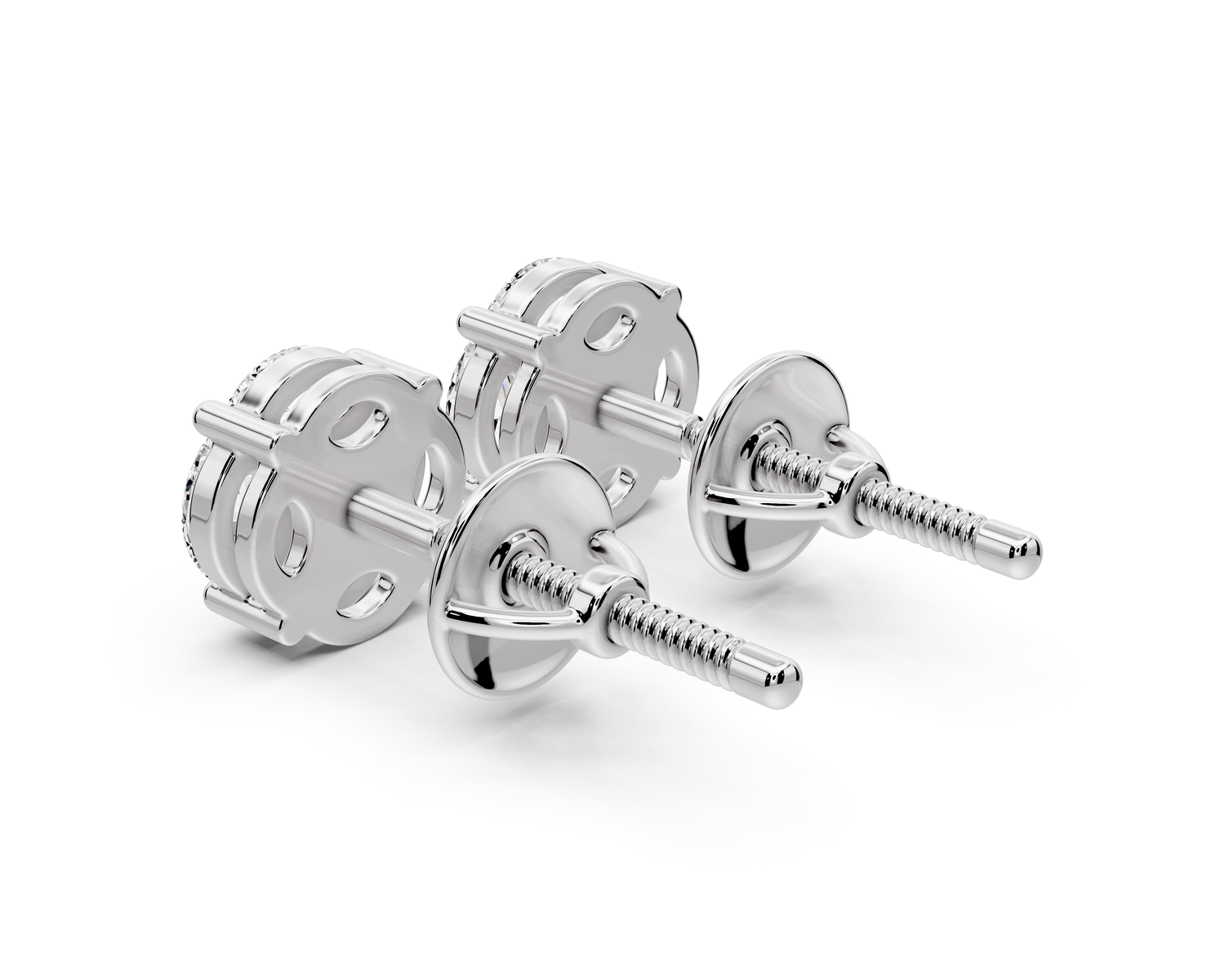 Isla Earrings White Gold
